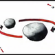 Artists representation of the formation of Ultima Thule.